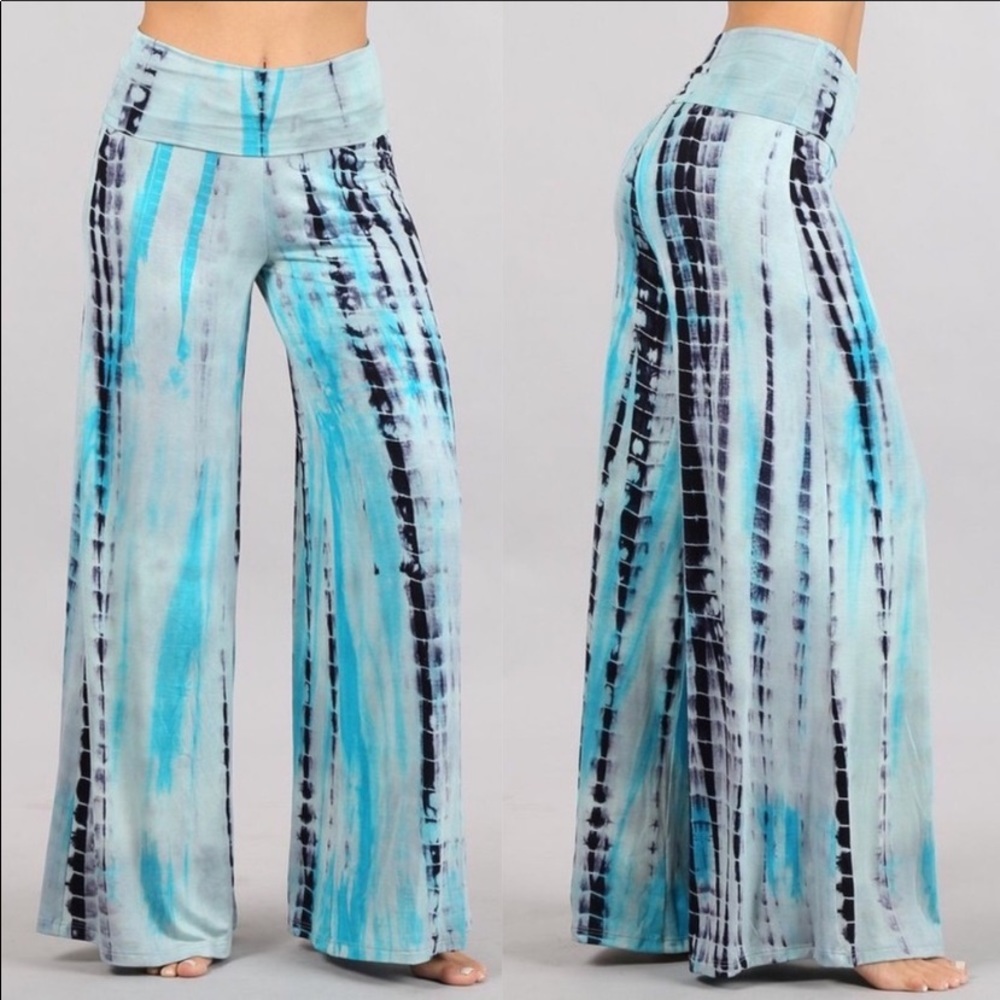 Tye dye palazzo pants